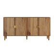 Modern European furniture - 4-Door Walnut Sideboard - www.oroa.com