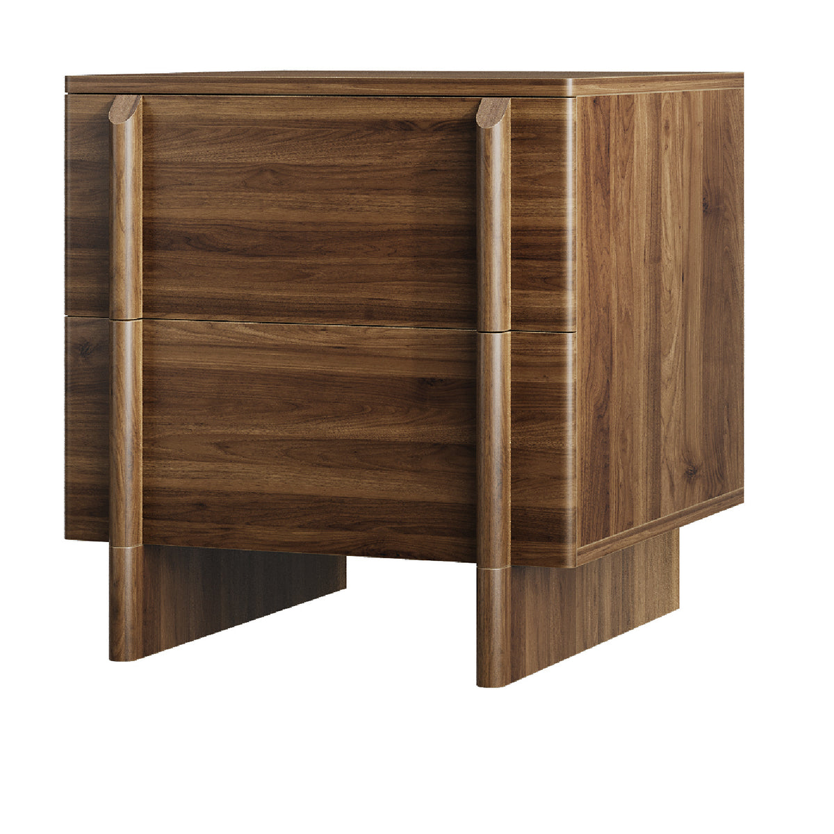 Minimalist Walnut Nightstand | OROA