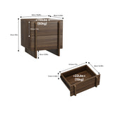 Minimalist Walnut Nightstand | OROA