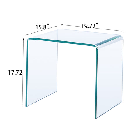Tempered Glass Side Table | OROA
