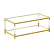 Modern European furniture - Modern Acrylic Leg Coffee Table - www.oroa.com