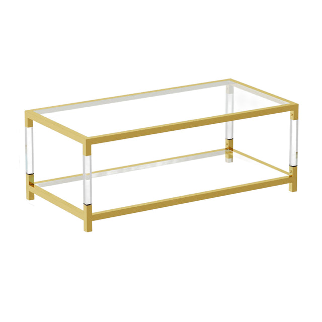 Modern European furniture - Modern Acrylic Leg Coffee Table - www.oroa.com