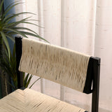 Creamy White Woven Bar Stools (2) | OROA