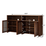 Mid Century Modern Rattan Sideboard | OROA