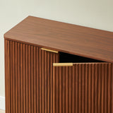 Walnut Curved Wave Sideboard | OROA