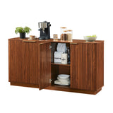 Walnut Curved Wave Sideboard | OROA