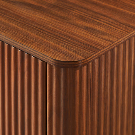 Walnut Curved Wave Sideboard | OROA