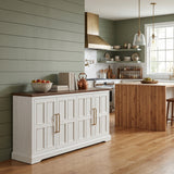 white shaker kitchen sideboard - oroa.com