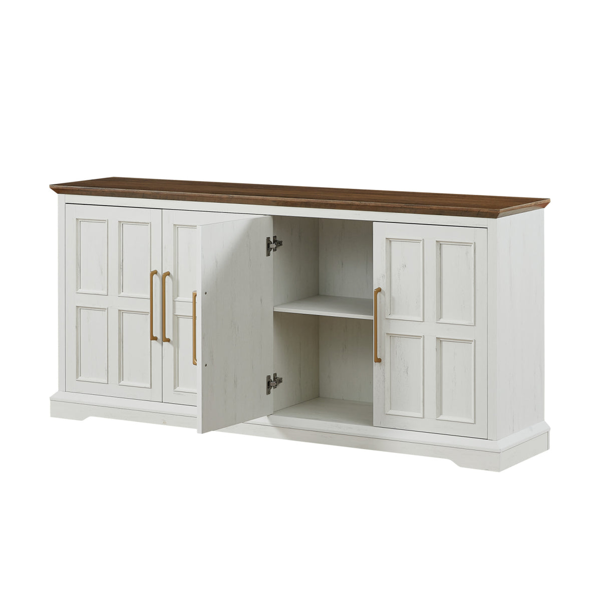 Farmhouse Sideboard Buffet Storage white Cabinet | OROA
