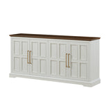 Farmhouse Sideboard Buffet Storage white Cabinet | OROA