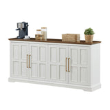 Farmhouse Sideboard Buffet Storage white Cabinet | OROA