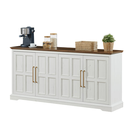 Farmhouse Sideboard Buffet Storage white Cabinet | OROA