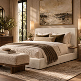AirFrame Queen Bed with Sliding Side Table | OROA