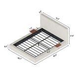 AirFrame Queen Bed with Sliding Side Table | OROA