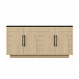 Modern European furniture - Arched Geometric 4-Doors Sideboard - www.oroa.com