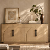 Modern European furniture - Arched Geometric 4-Doors Sideboard - www.oroa.com