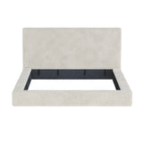 Cloud Upholstered Frameless Queen Bed | OROA