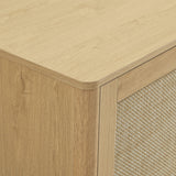 Modern European furniture - Rattan Sideboard Buffet Cabinet - www.oroa.com