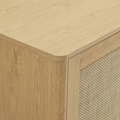 Modern European furniture - Rattan Sideboard Buffet Cabinet - www.oroa.com