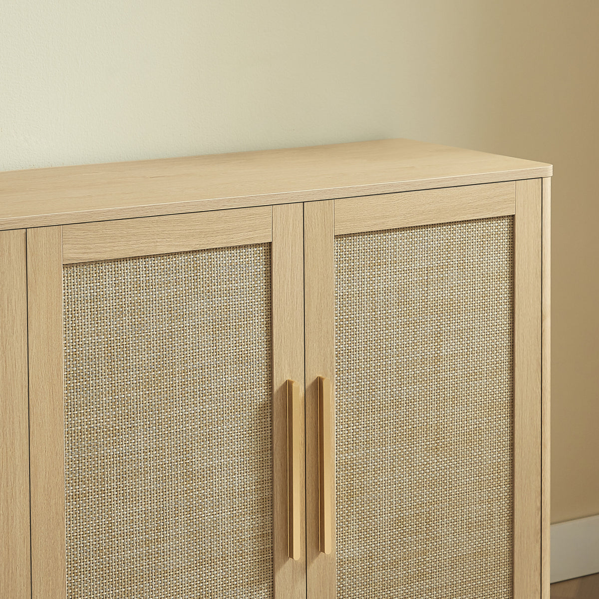 Modern European furniture - Rattan Sideboard Buffet Cabinet - www.oroa.com