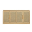 Modern European furniture - Rattan Sideboard Buffet Cabinet - www.oroa.com