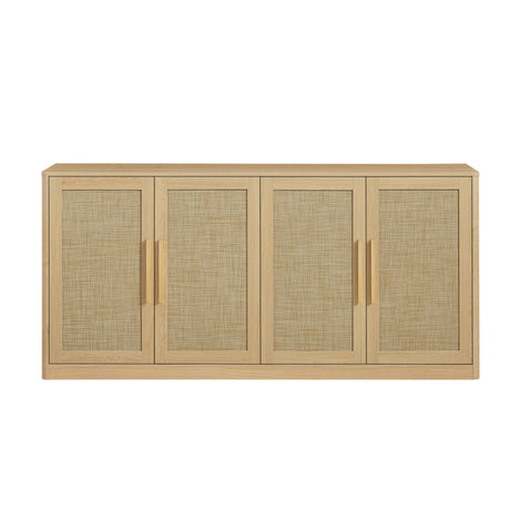 Modern European furniture - Rattan Sideboard Buffet Cabinet - www.oroa.com