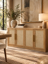 Rattan 4-Door Sideboard | OROA