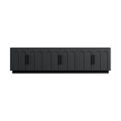 Modern European furniture - Modern Black Entertainment Center - www.oroa.com