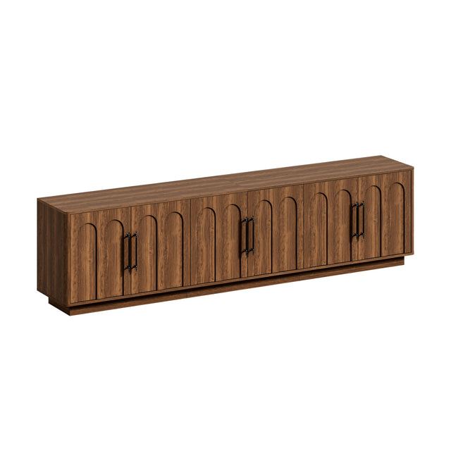 Modern European furniture - 6 Arched Door Media Unit - www.oroa.com