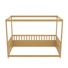 Modern European furniture - Wood Canopy Bed Frame - www.oroa.com