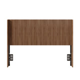 Vertical Ribbed Freestanding Queen Headboard | OROA