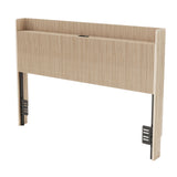 Vertical Slat Wood Queen Headboard | OROA