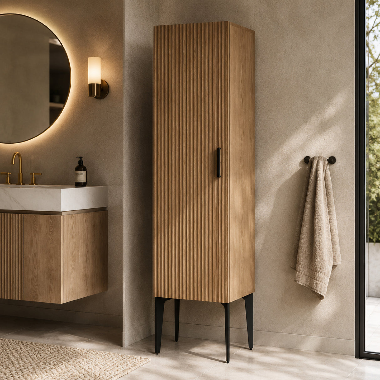 Freestanding Storage Side Cabinet | OROA