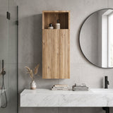 Oak Bathroom Floating Bathroom Cabinet | OROA
