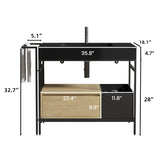 Industrial Style Modular Bathroom Vanity | OROA