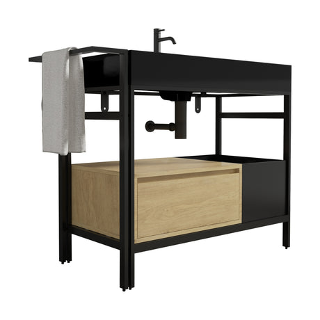 Industrial Style Modular Bathroom Vanity | OROA