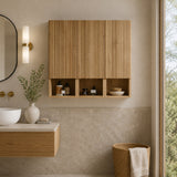 Oak Wall-mounted Bathroom Cabinet | OROA