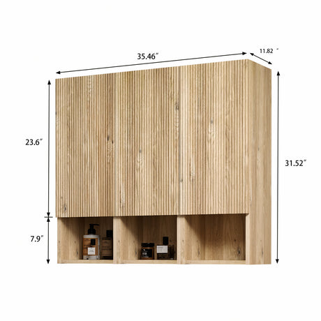 Oak Wall-mounted Bathroom Cabinet | OROA