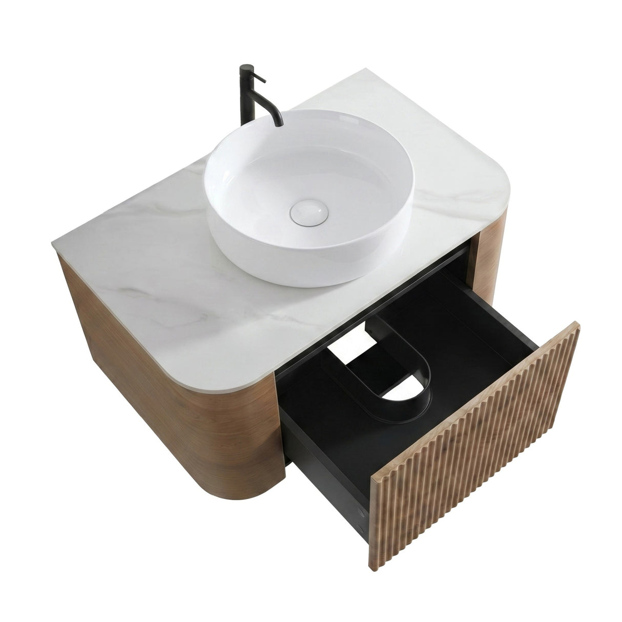 Erba Honey Oak Bathroom Vanity with Sink | OROA