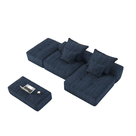 Modern Oversized Modular Chenille Sectional Sofa | OROA