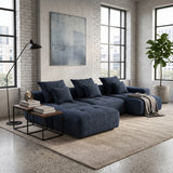 Modern Oversized Modular Chenille Sectional Sofa | OROA