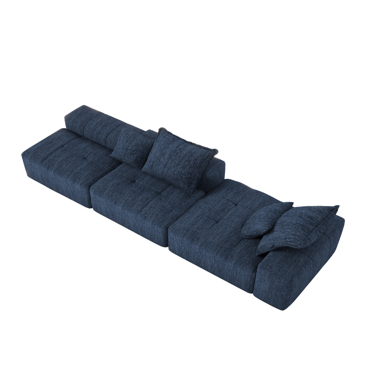 Modern Oversized Modular Chenille Sectional Sofa | OROA
