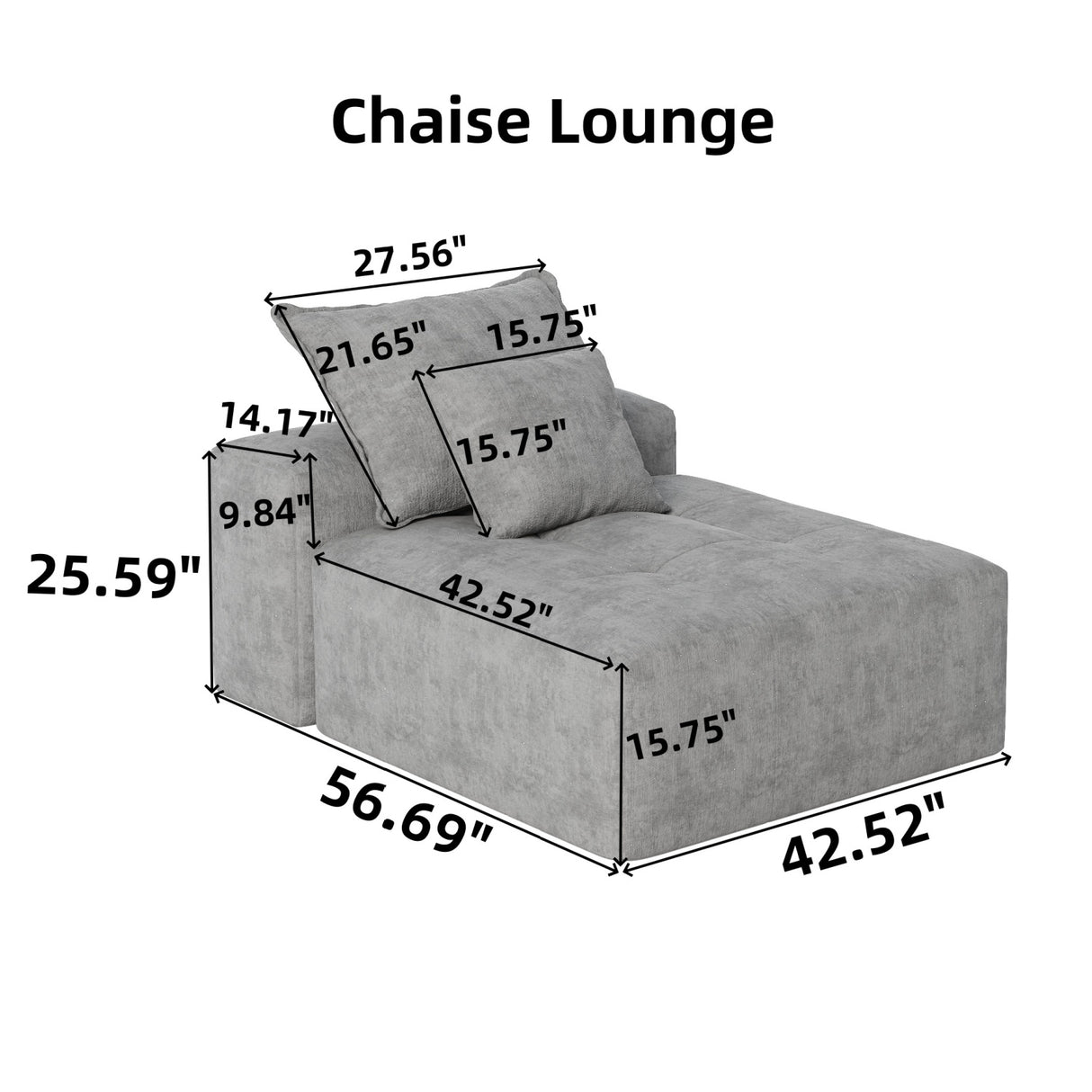 Modern Oversized Modular Chenille Sectional Sofa | OROA