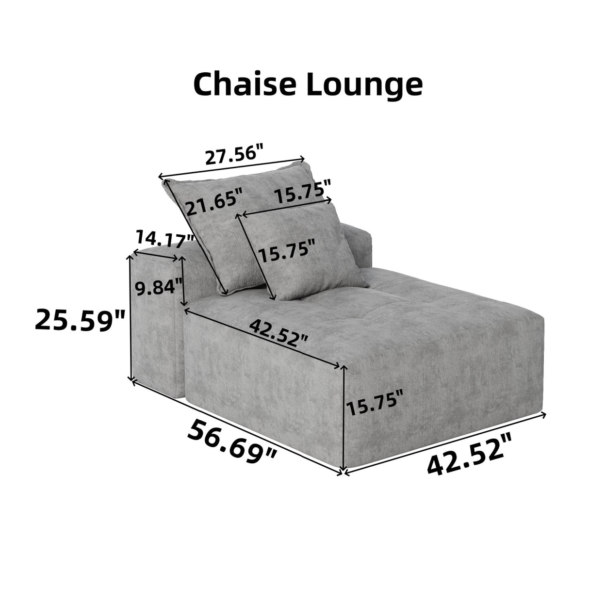 Beige Chenille Modular Sectional Sofa | OROA