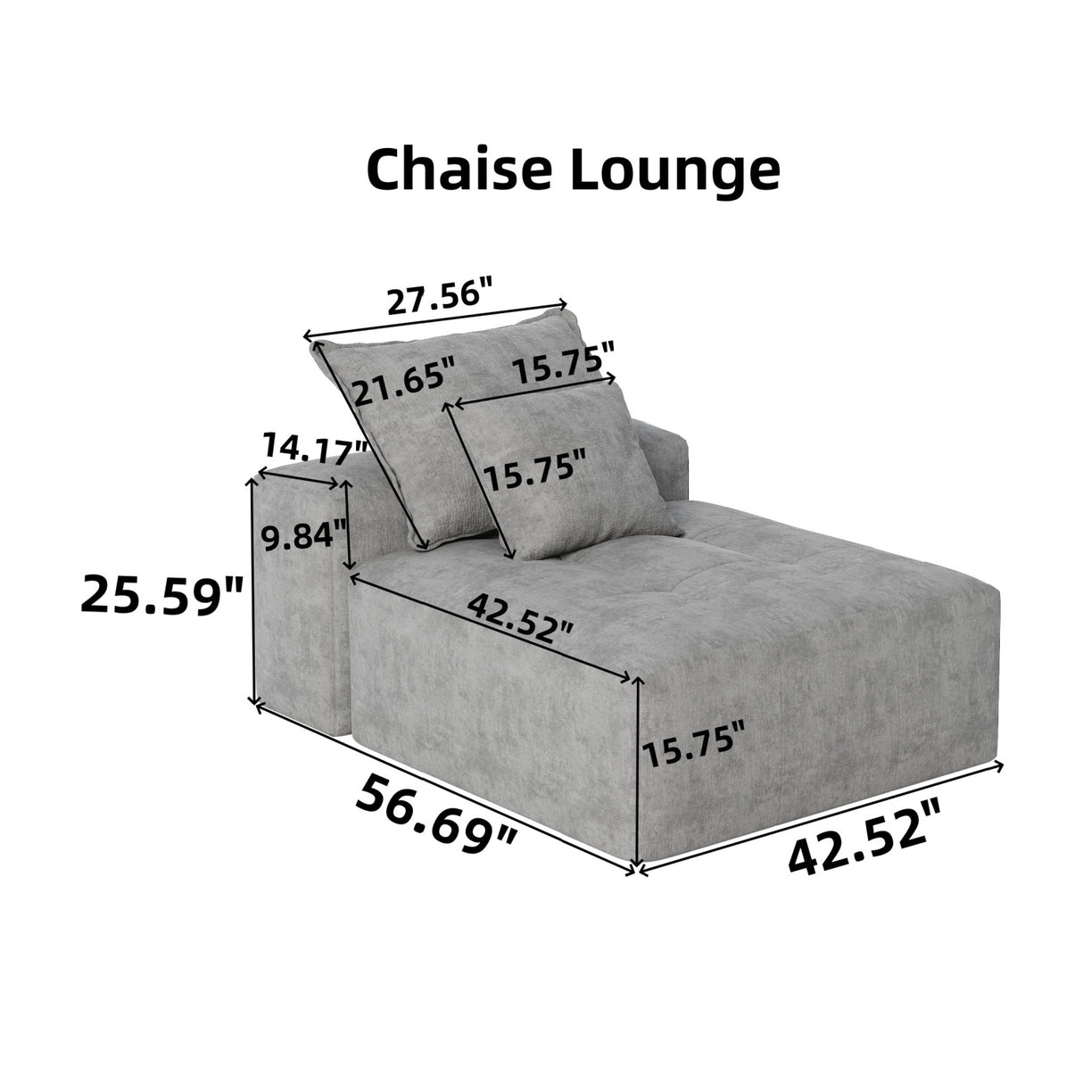 Blue Chenille Modular Sectional Sofa | OROA