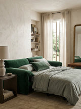 Modern European furniture - Velvet Queen Pull Out Sofa Bed - www.oroa.com