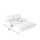 Modern European furniture - 3-in-1 Convertible Sleeper Sofa Bed - www.oroa.com