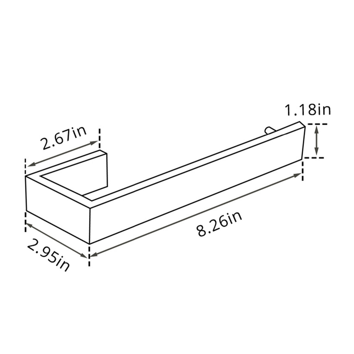 Stainless Steel Hand Towel Rack | OROA