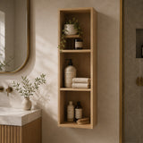 Modern European furniture - Oak Wall Mounted Storage Shelf S - www.oroa.com