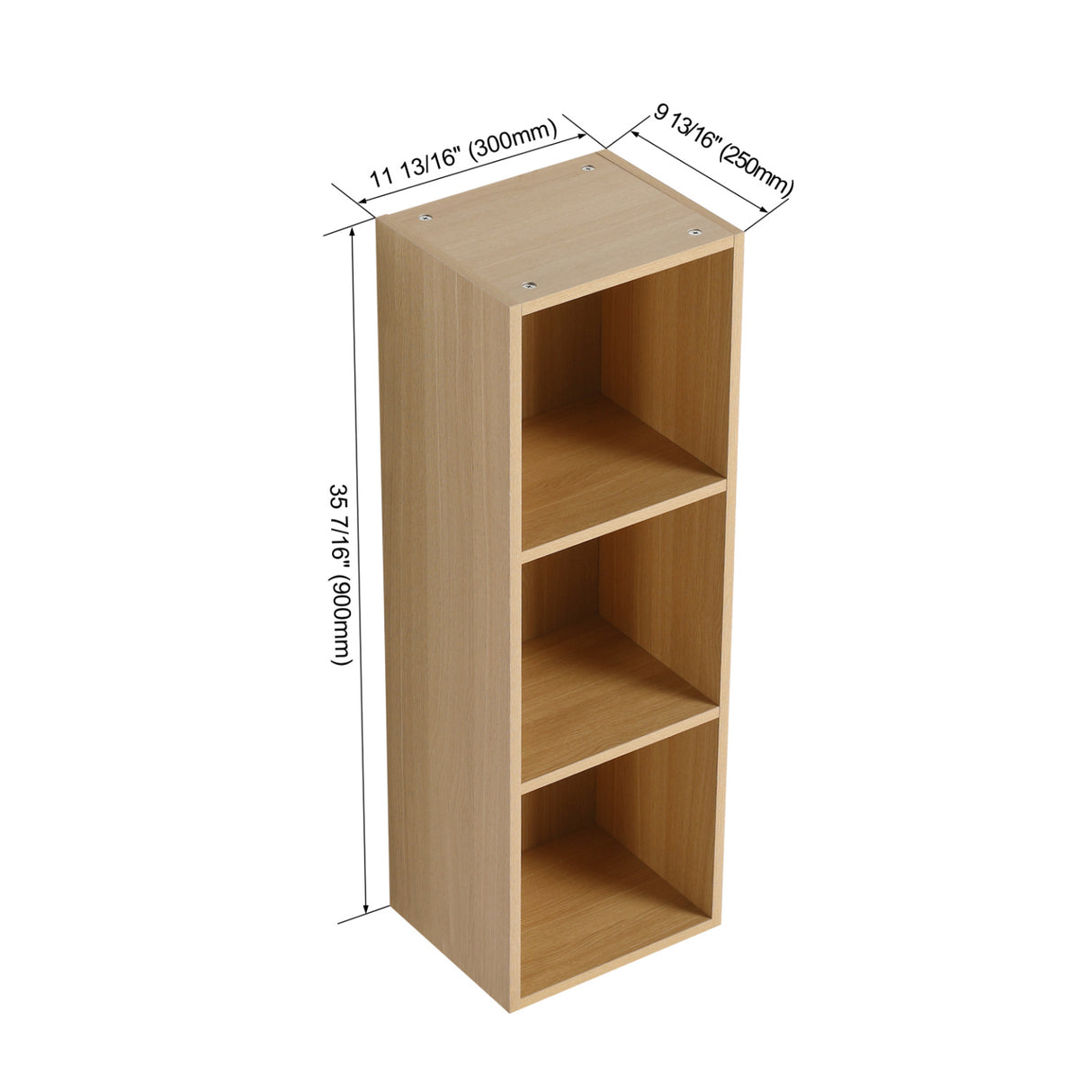Modern European furniture - Oak Wall Mounted Storage Shelf S - www.oroa.com